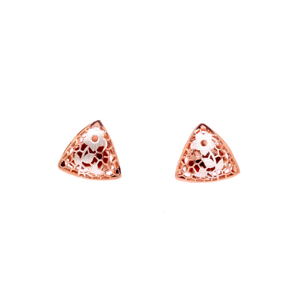 Triad Floral Studs