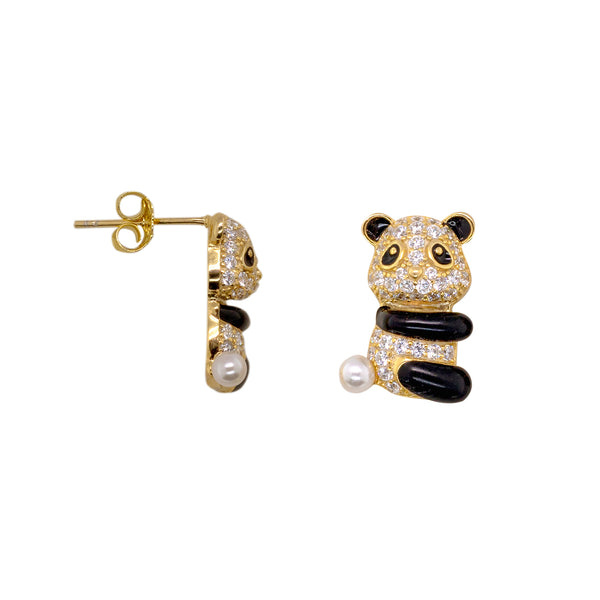 Panda Earrings