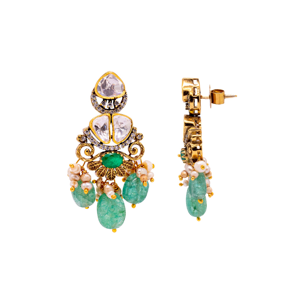 Moissanite Empress Dangles