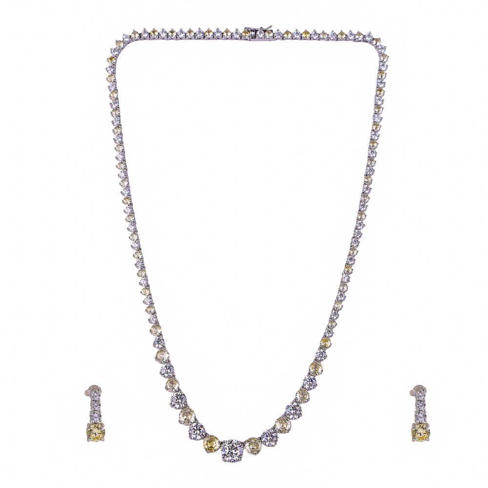 Radiance Royale 925 Silver Necklace Set