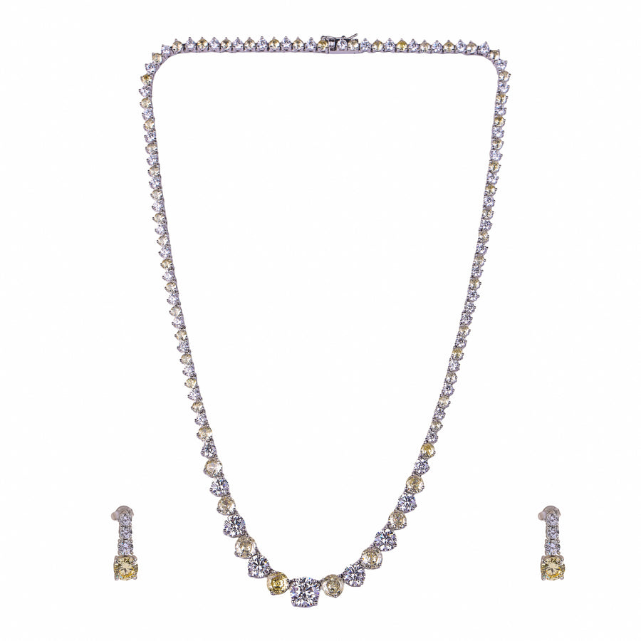 Radiance Royale 925 Silver Necklace Set