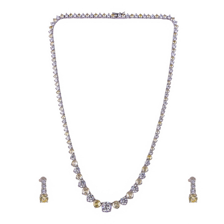 Radiance Royale 925 Silver Necklace Set