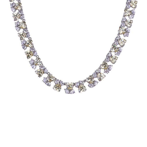 Aurelia Spark 92.5 Silver Necklace Set