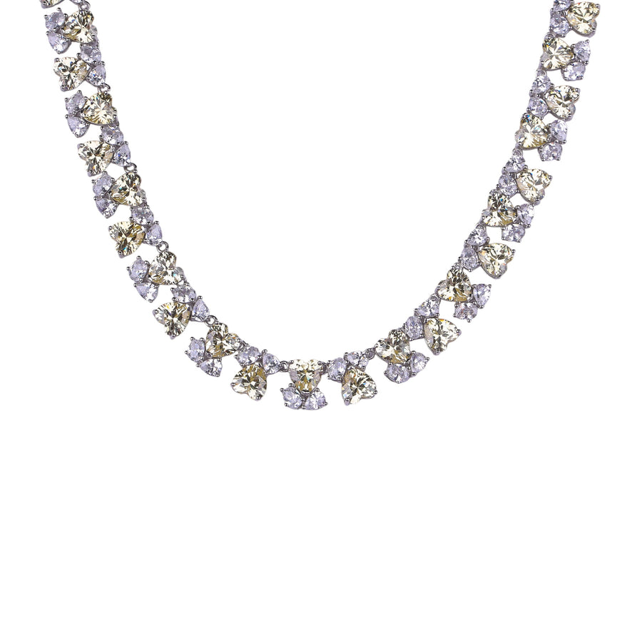 Aurelia Spark 92.5 Silver Necklace Set