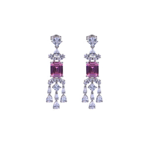 Blush Royale Silver Necklace Set