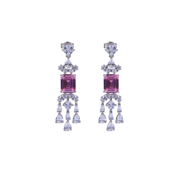 Blush Royale Silver Necklace Set
