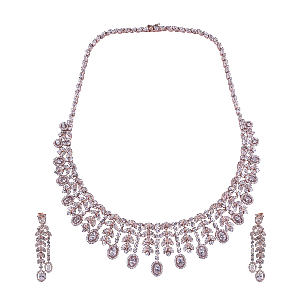 Rosaria Luxe Silver Necklace Set
