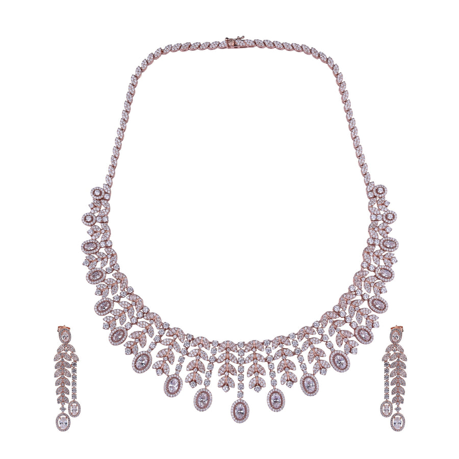 Rosaria Luxe Silver Necklace Set
