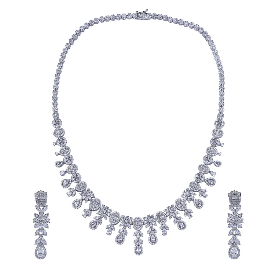 Eterna Grace 92.5 Silver Bridal Set