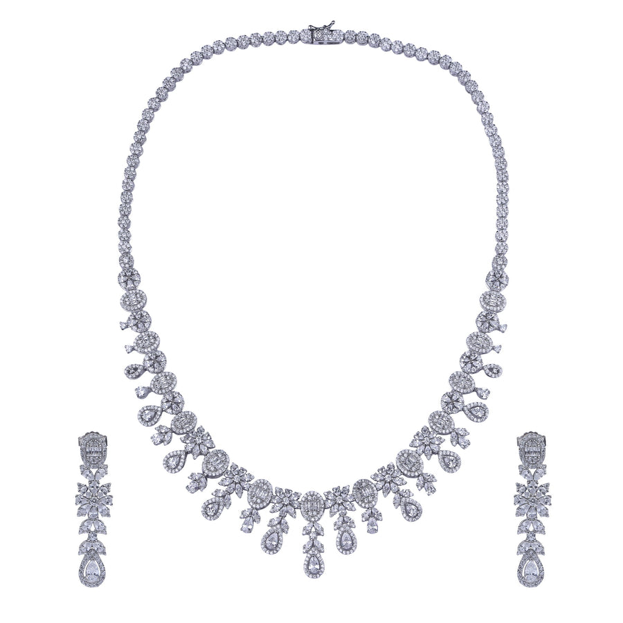 Eterna Grace 92.5 Silver Bridal Set
