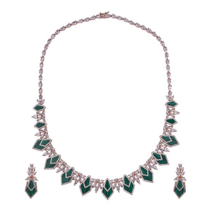 Green Enigma Necklace Set