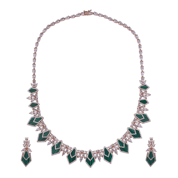 Green Enigma Necklace Set