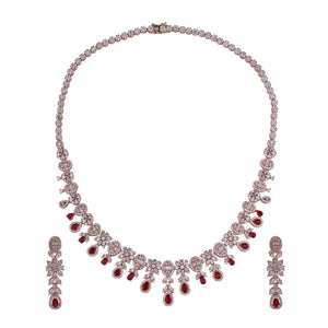 Scarlet Radiance Necklace Set