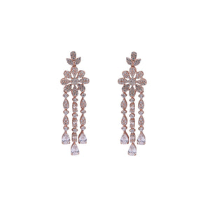 Celeste Flora 92.5 Silver Necklace Set