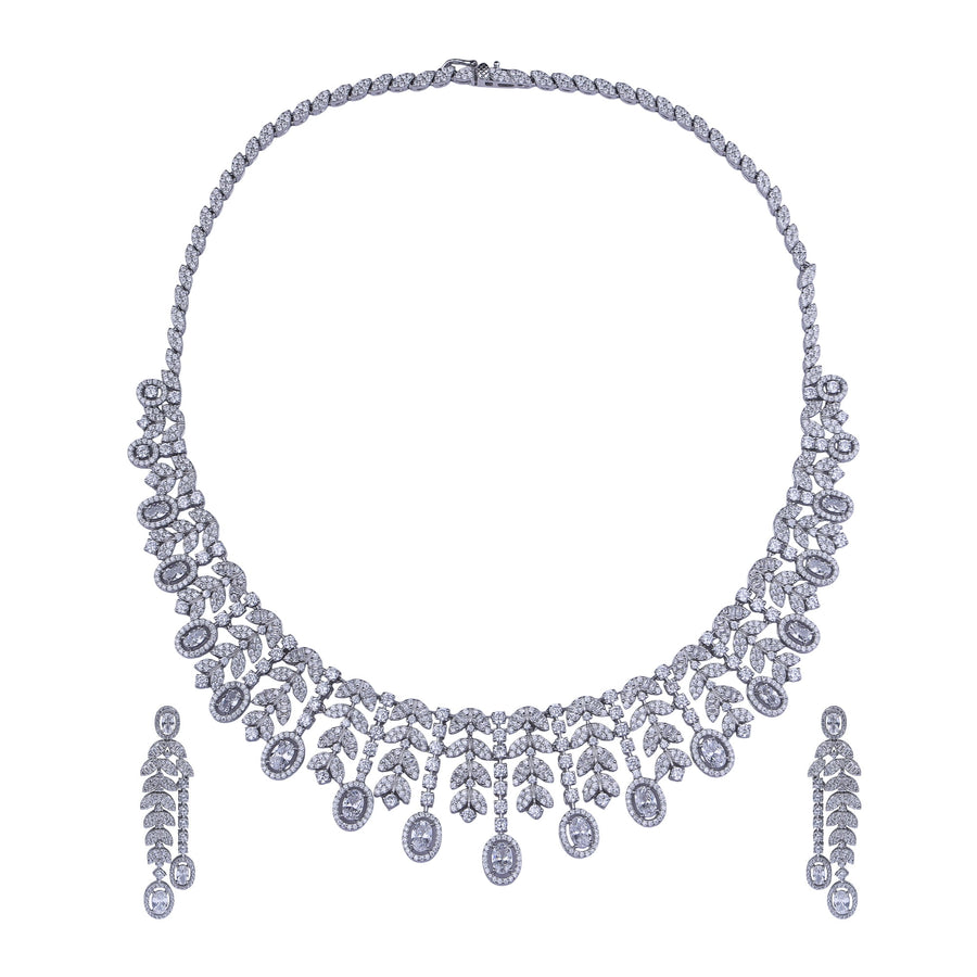 Lumineira 92.5 Silver Necklace Set