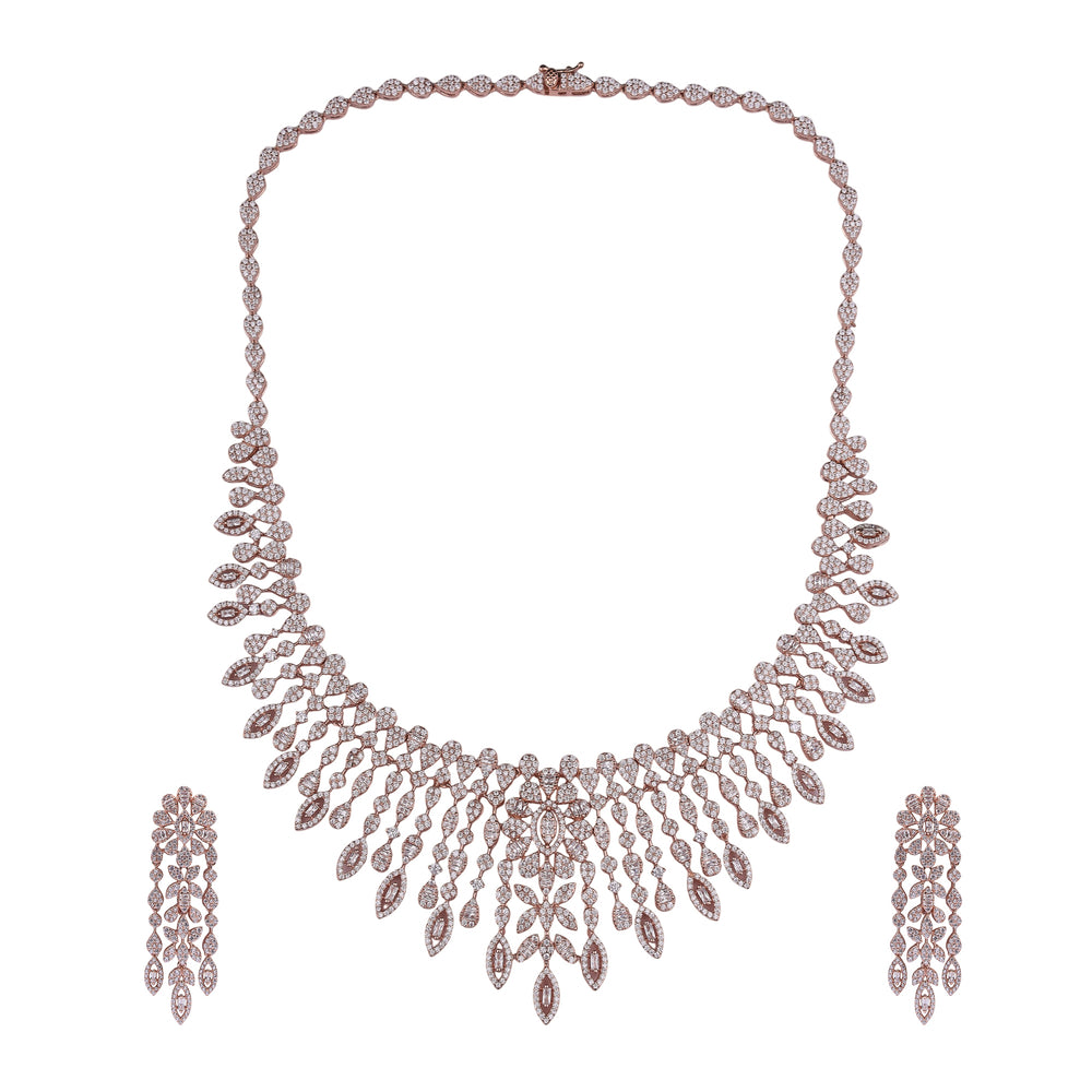 Aurelia Cascade Necklace Set