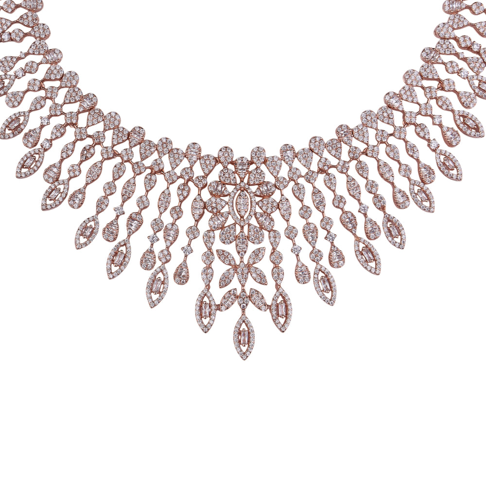 Aurelia Cascade Necklace Set