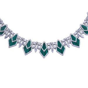 Green Enigma Necklace Set