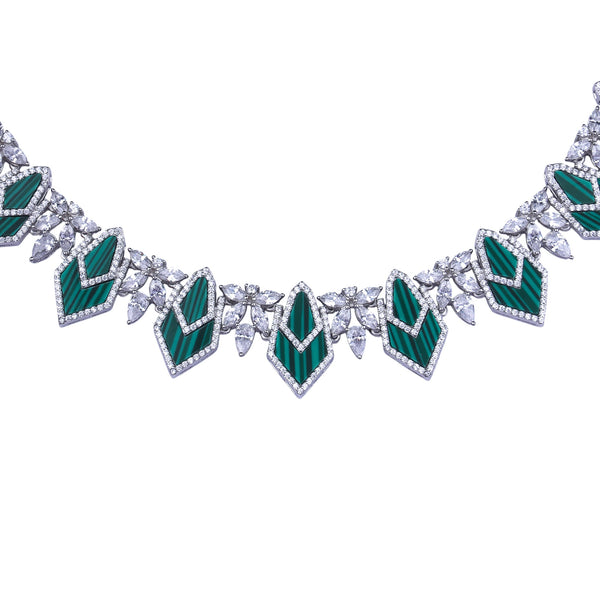 Green Enigma Necklace Set