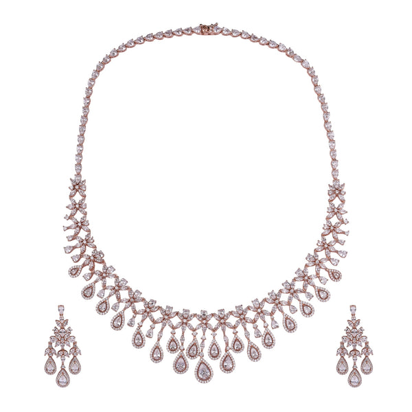 Eternal Raindrop Elegance Necklace Set