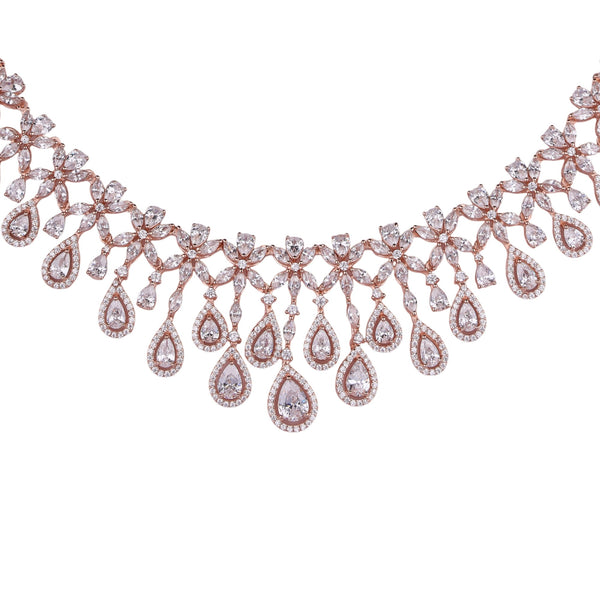 Eternal Raindrop Elegance Necklace Set