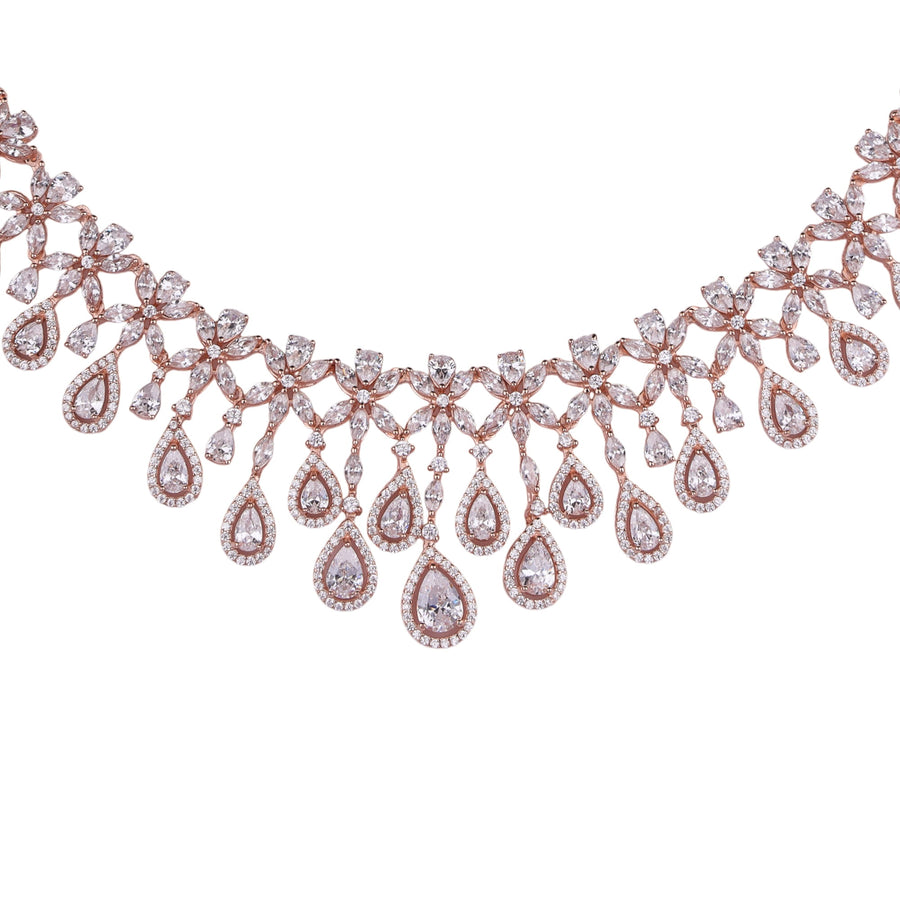 Eternal Raindrop Elegance Necklace Set