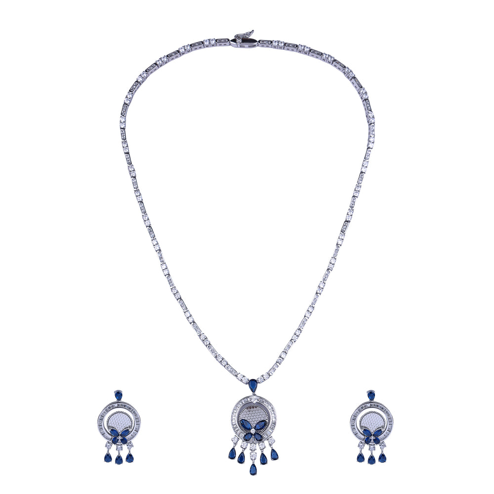 Blue Radiance Necklace Set