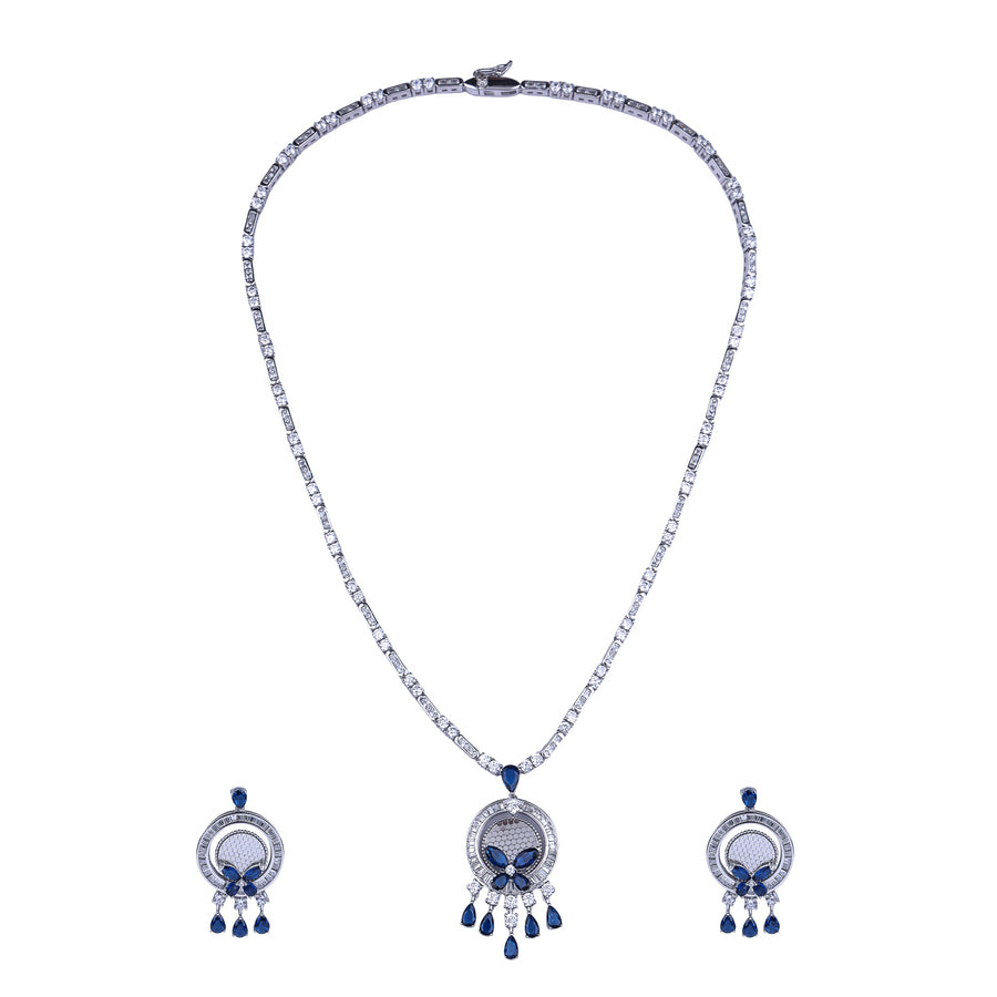 Blue Radiance Necklace Set