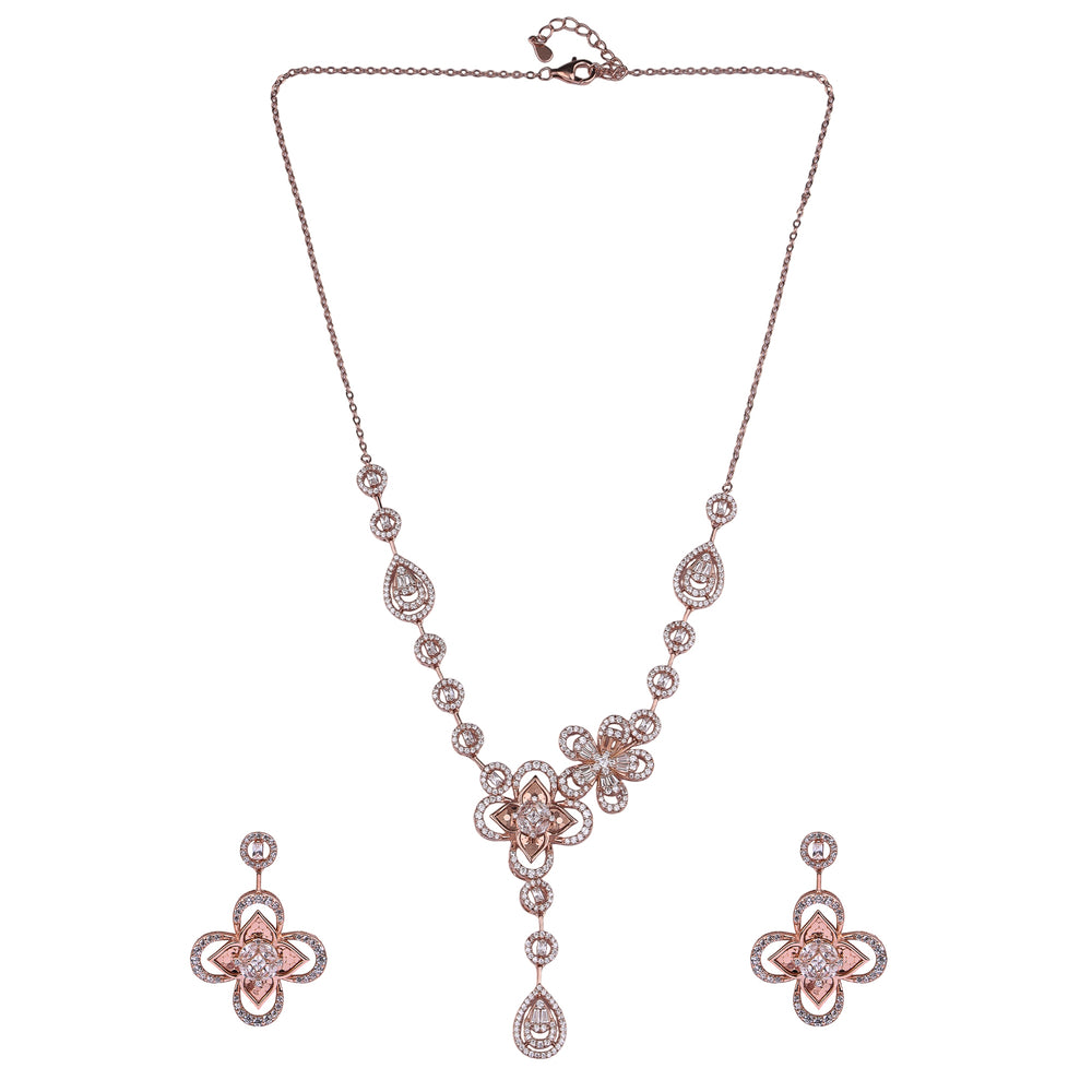 Lustre Petal Necklace Set