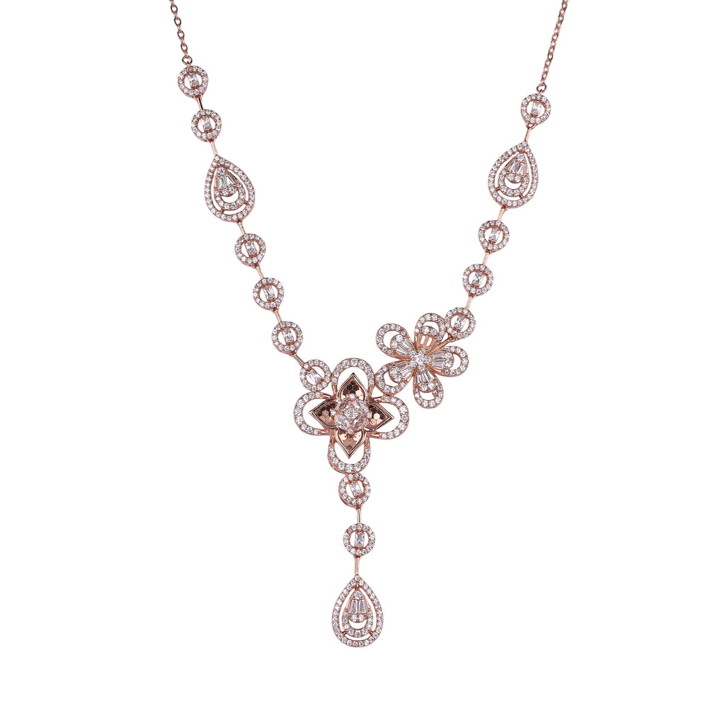 Lustre Petal Necklace Set