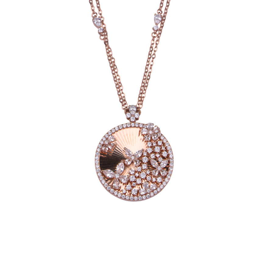 Lustre Petal Pendant Set