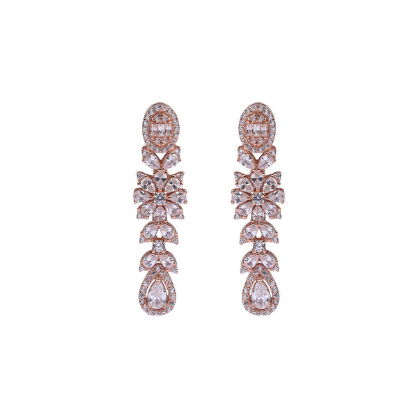 Aurora Drape Silver Necklace Set