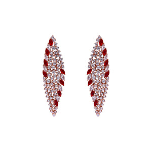The Crimson Flame Necklace Set