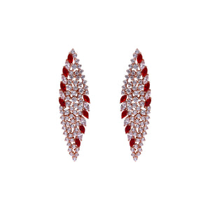 The Crimson Flame Necklace Set
