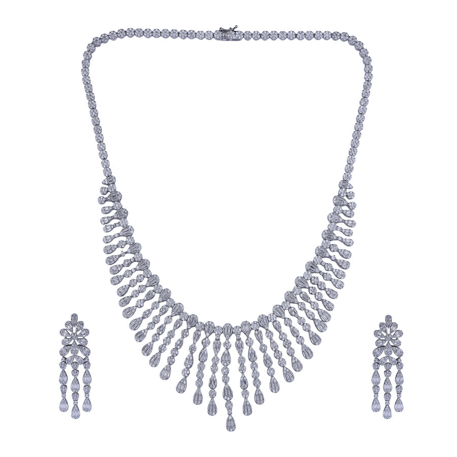 Celestial Rainfall Silver Set