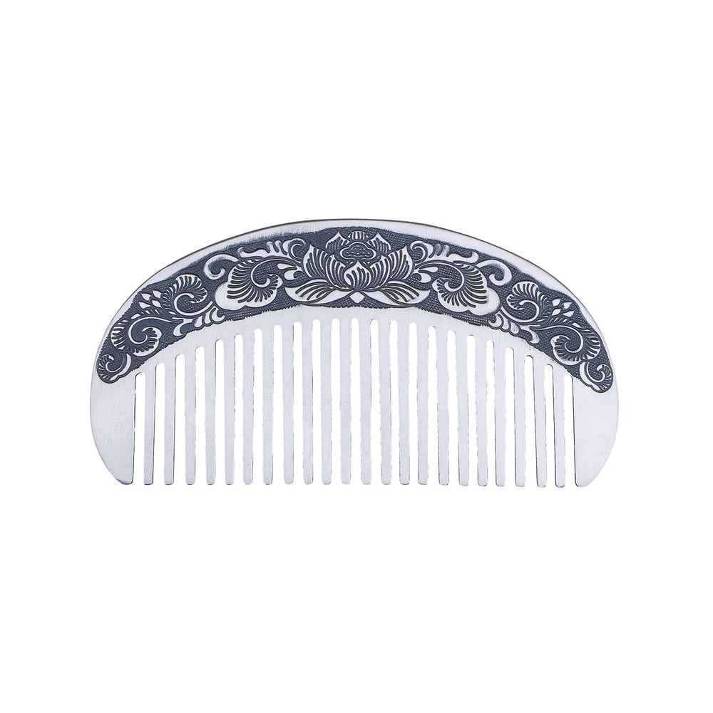 Lotus Whisper Silver Comb