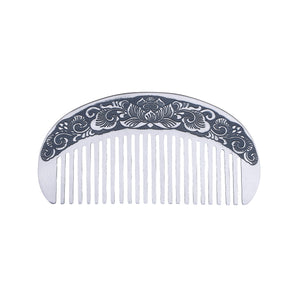 Lotus Whisper Silver Comb