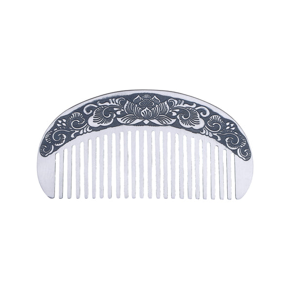Lotus Whisper Silver Comb