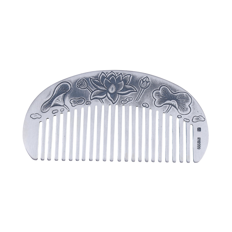 Eternal Lotus 999 Silver Comb