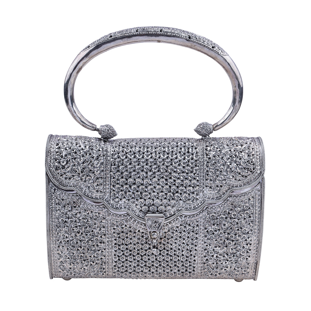 The Maharani Silver Handbag