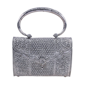 The Maharani Silver Handbag