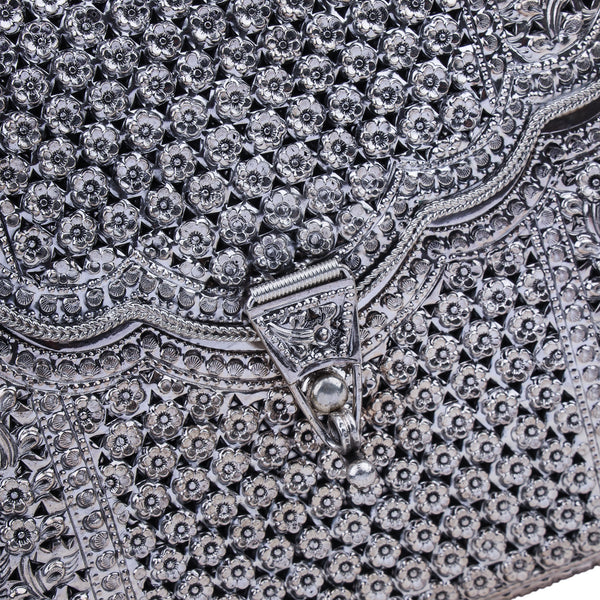 The Maharani Silver Handbag