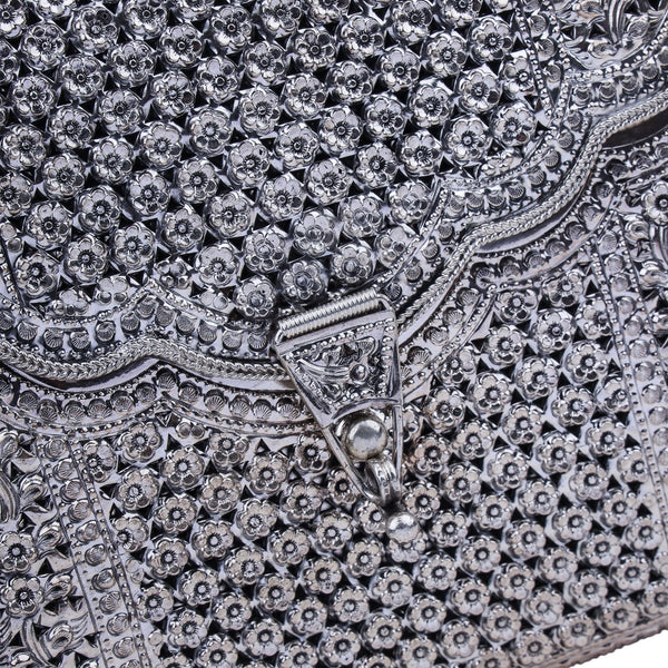 The Maharani Silver Handbag