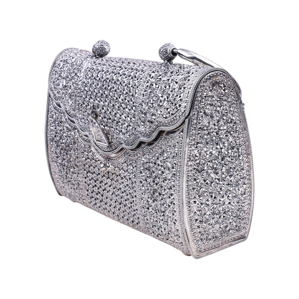 The Maharani Silver Handbag