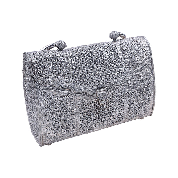 The Maharani Silver Handbag