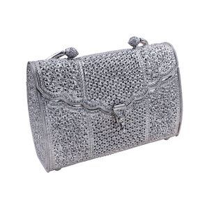 The Maharani Silver Handbag