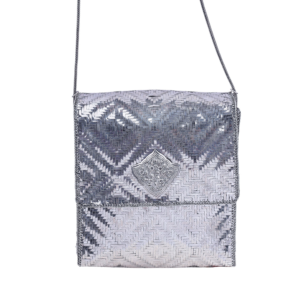 Woven Silver Sling