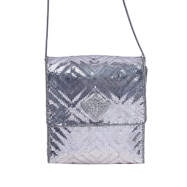 Woven Silver Sling