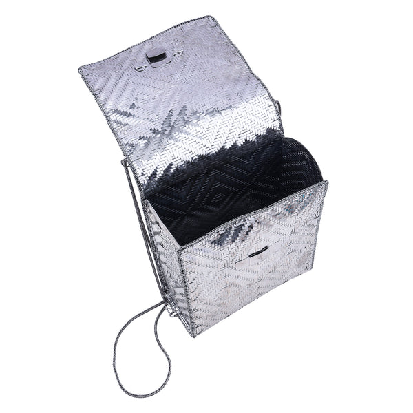 Woven Silver Sling