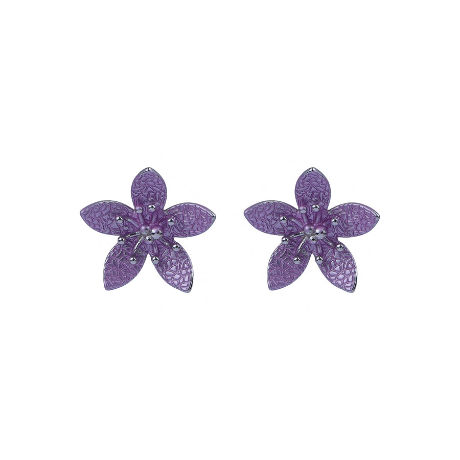 Moonlit Orchid Silver Pendant Set